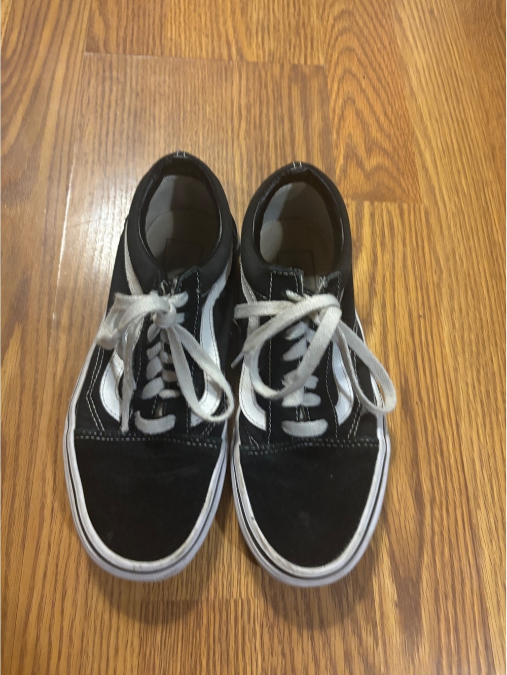 Classic Vans Old School Black and White Sneakers- Women’s Size 6.5 - Picture 6 of 8